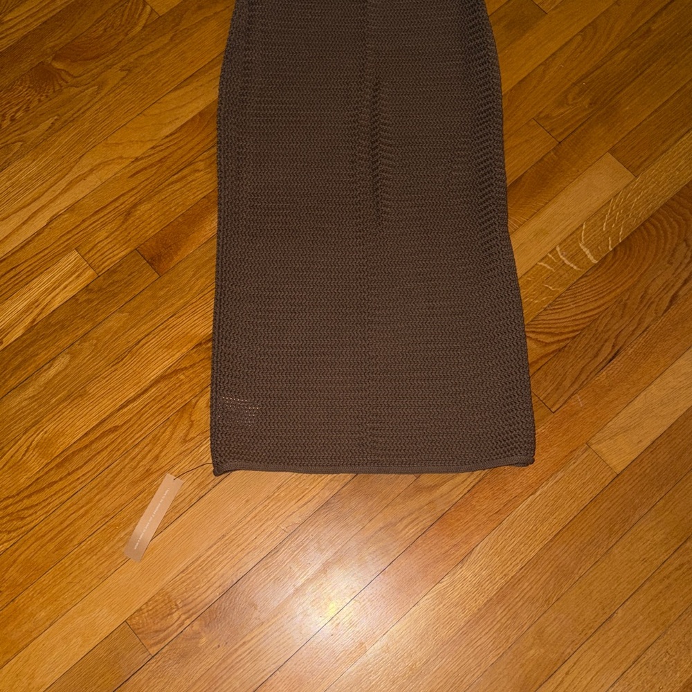 Reformation Brown/Green Knit Midi Dress - Picture 6 of 6